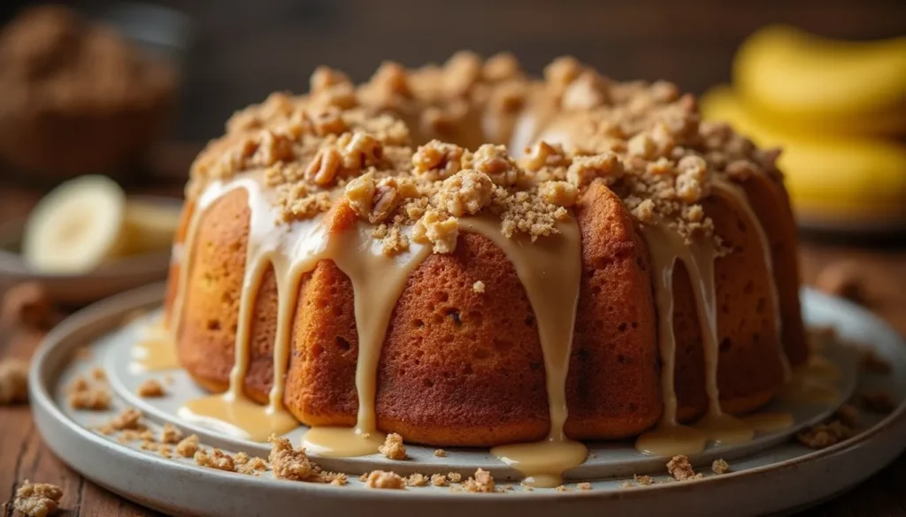 Banana Walnut Cake Toppings Banana Walnut Cake Toppings