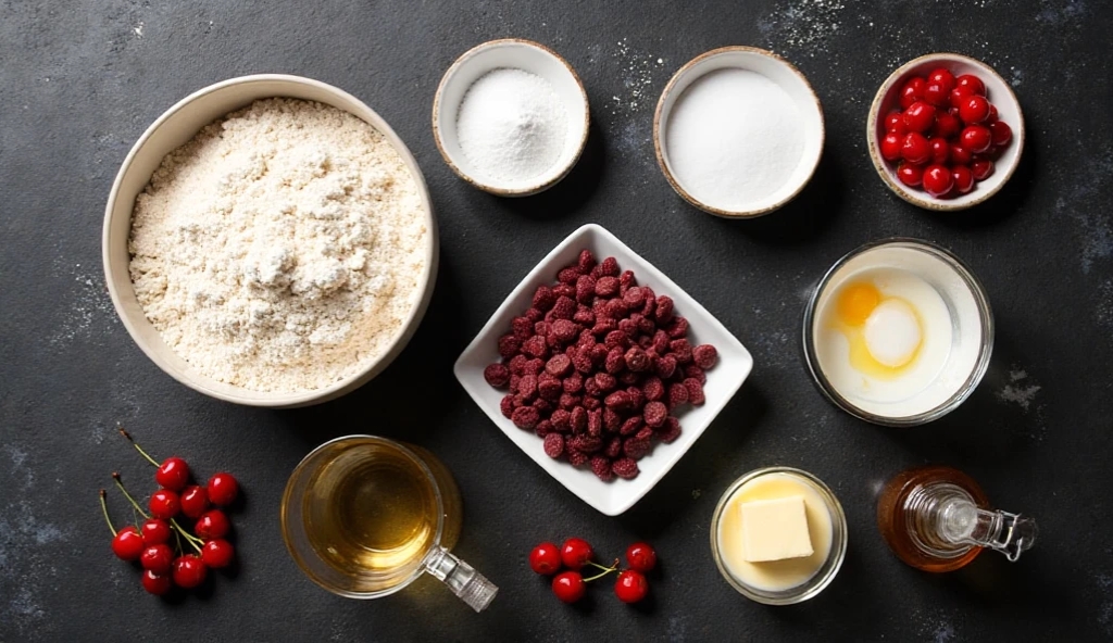 Cherry Chip Cake Mix ingredients 