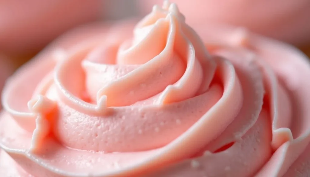 Strawberry Buttercream Frosting Preparation
