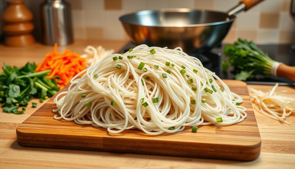 Thai Rice Noodles Preparation Thai Rice Noodles Preparation