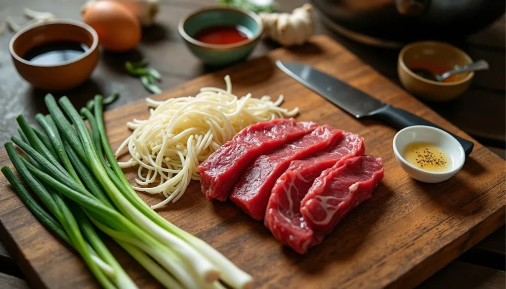 Beef Chow Fun Ingredients