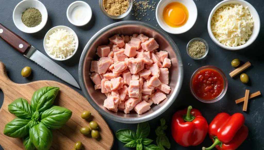 Chicken Pizza Dough Ingredients Chicken Pizza Dough Ingredients