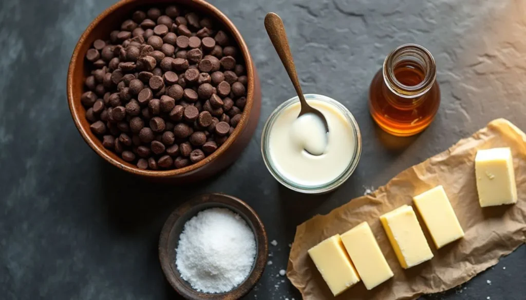 Chocolate Fudge Ingredients Chocolate Fudge Ingredients