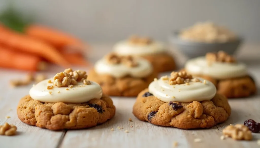 Healthy Carrot Cake Cookies