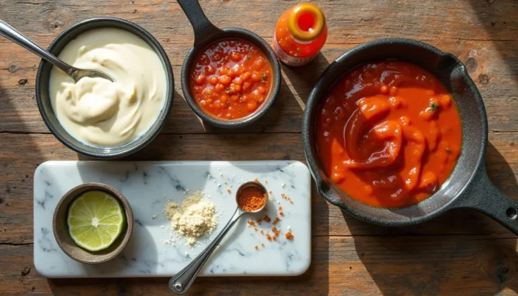 Homemade Bang Bang Dressing Ingredients