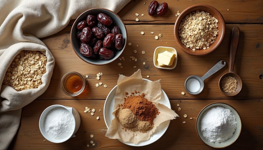 Ingredients for Date Squares Ingredients for Date Squares