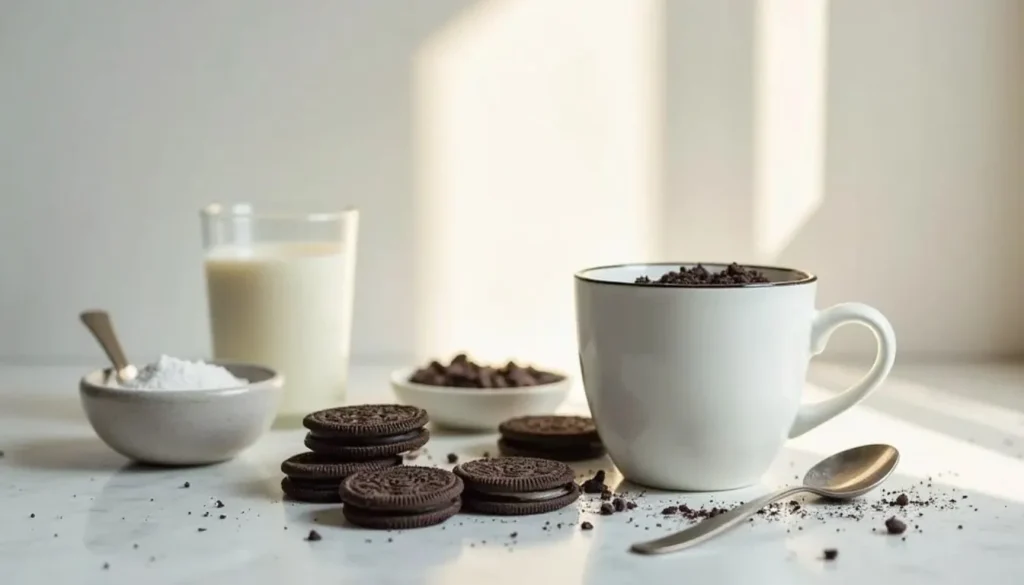 Oreo Mug Cake Ingredients Oreo Mug Cake Ingredients