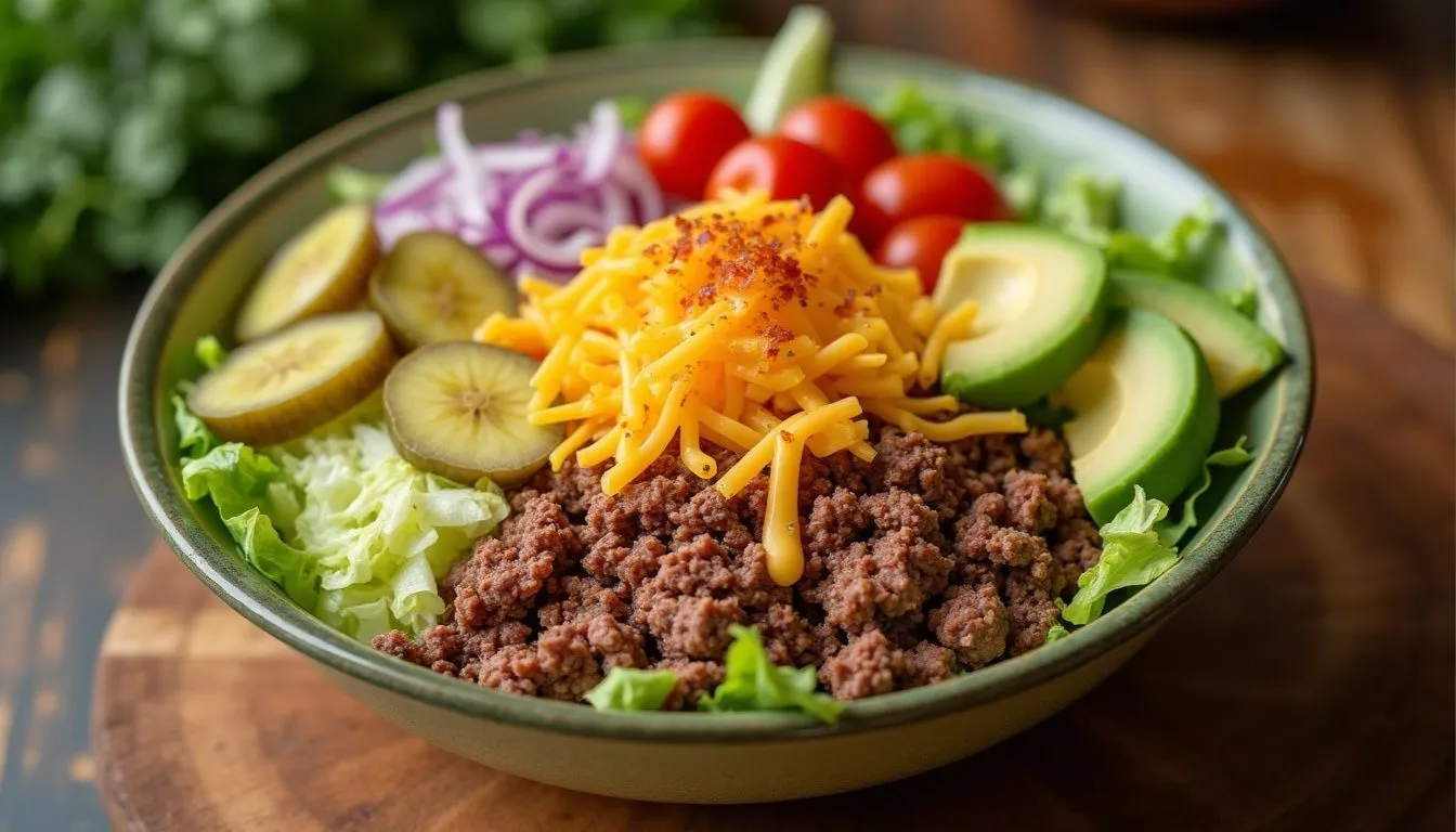 burger bowl recipe