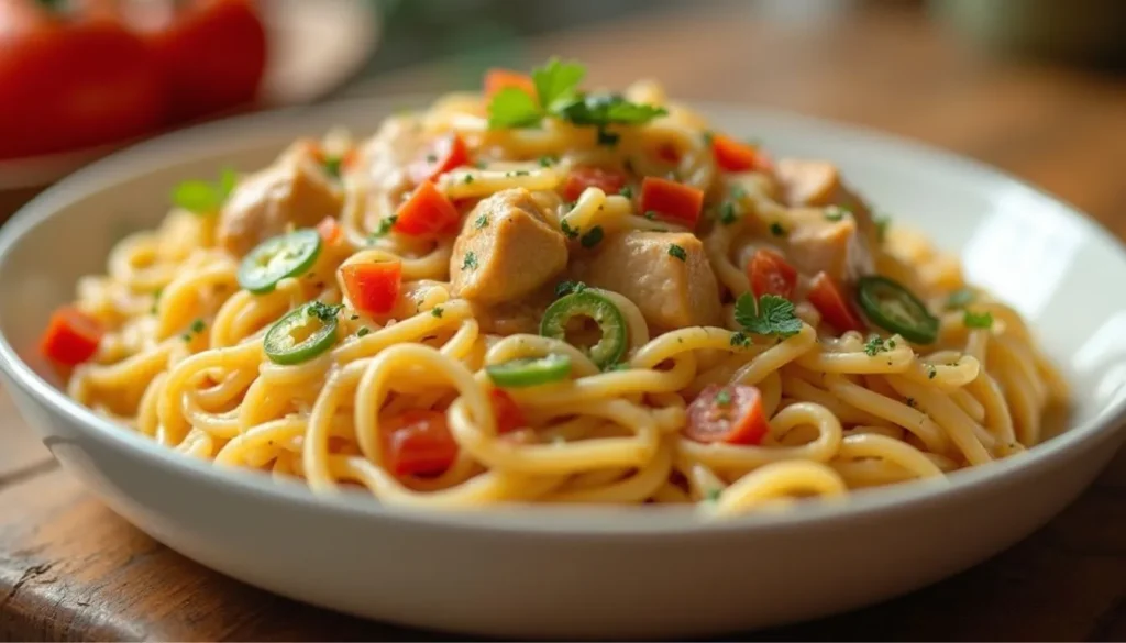 chicken spaghetti recipe with rotel