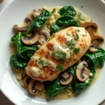 chicken spinach mushroom recipe