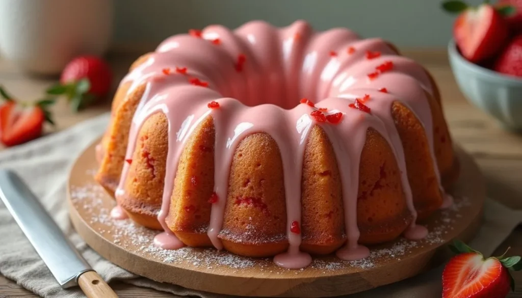 strawberry bundt cake recipe