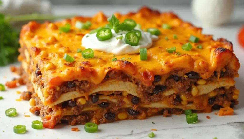 taco lasagna recipe