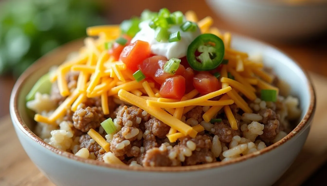 taco rice recipe