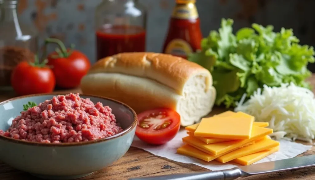 Authentic Chopped Cheese Ingredients