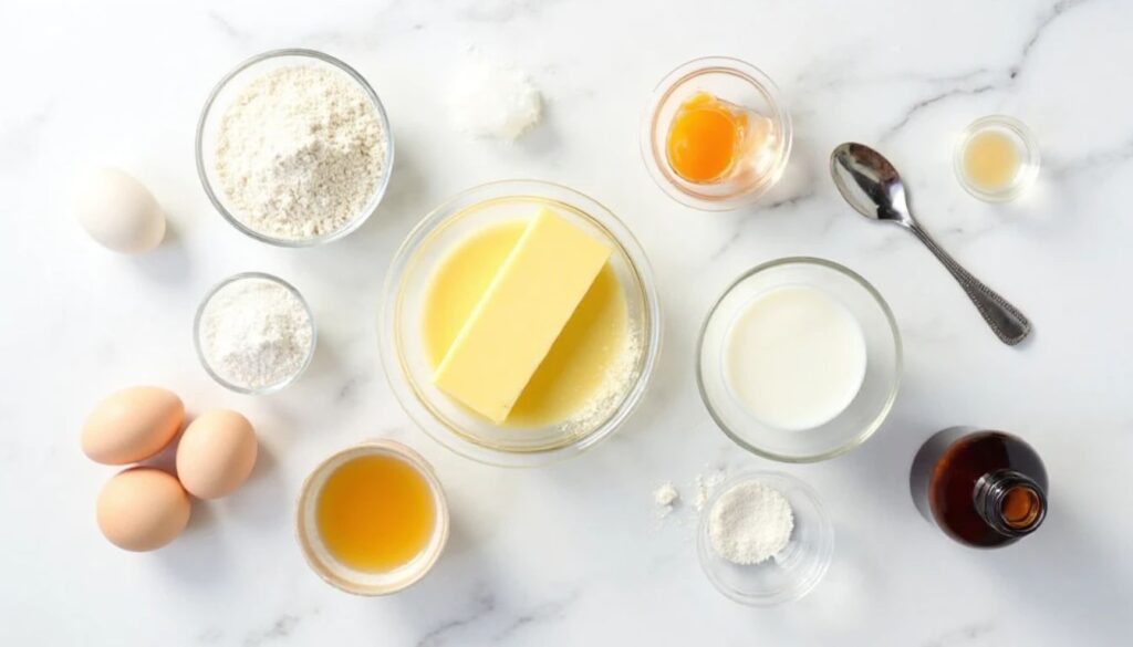 Butter Cake Ingredients Butter Cake Ingredients