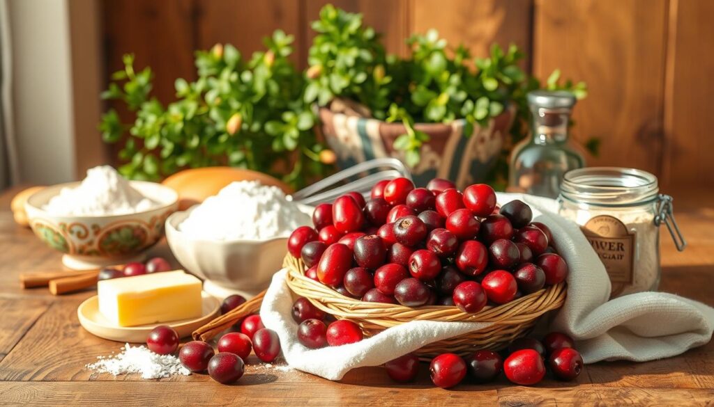Ingredients for Moist Cranberry Bread Ingredients for Moist Cranberry Bread
