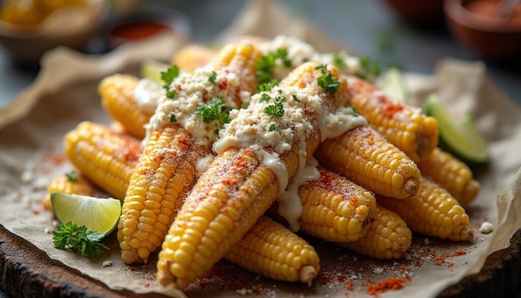 Mexican Street Corn Elote Preparation Mexican Street Corn Elote Preparation