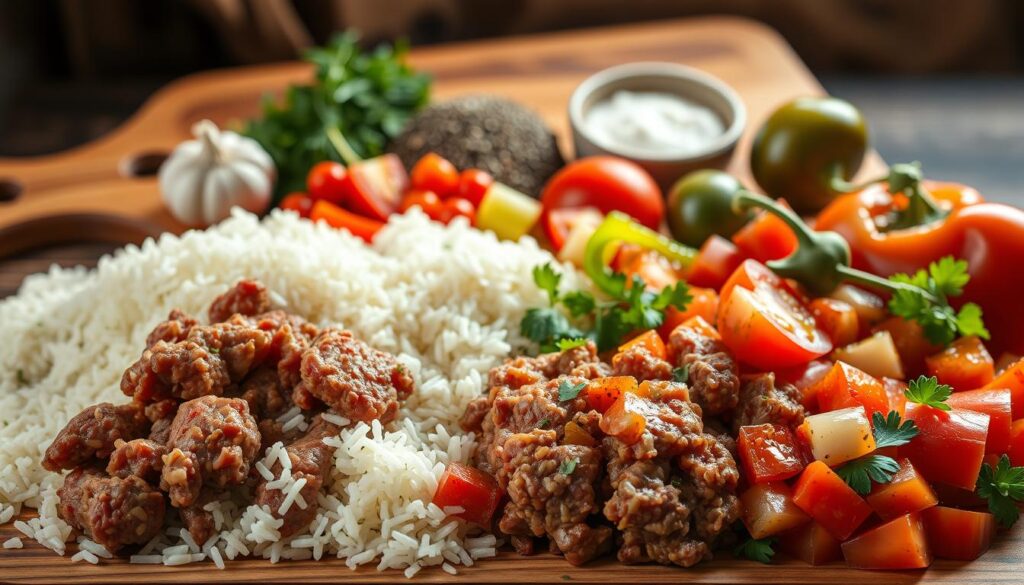 Beef and Rice Casserole Ingredients Beef and Rice Casserole Ingredients