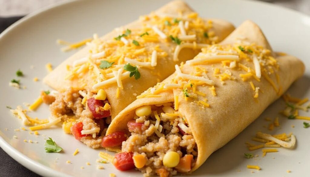 Delicious Homemade Chicken Burritos Delicious Homemade Chicken Burritos