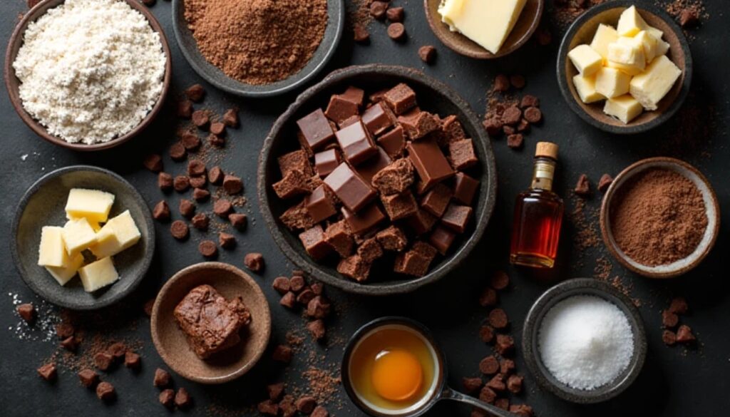 Ingredients for Brownie Cookies Ingredients for Brownie Cookies