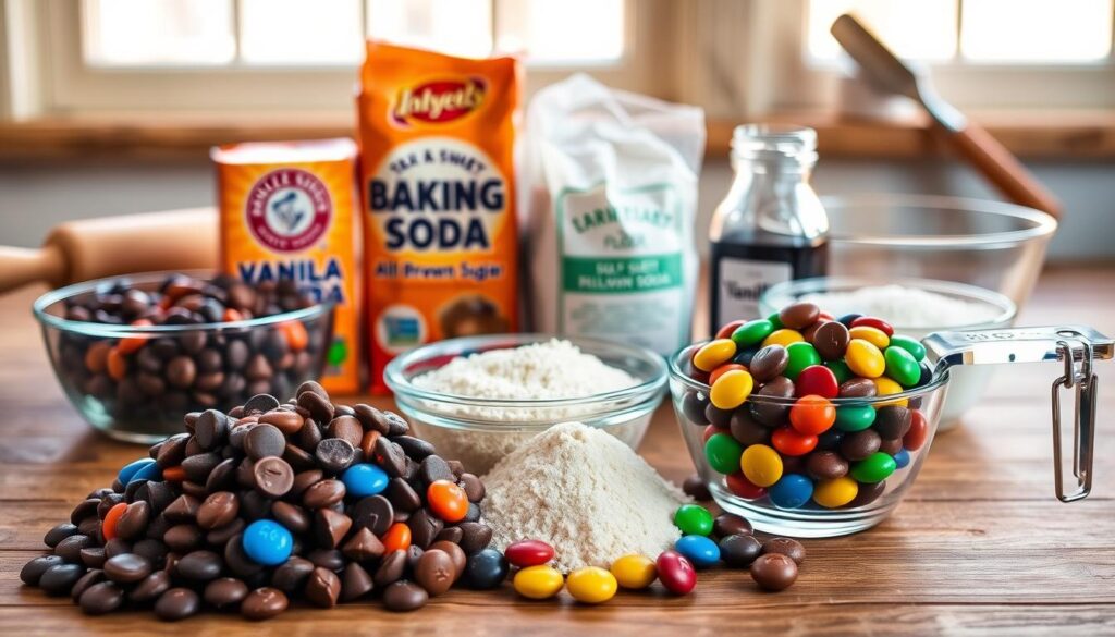 M&M Cookies Ingredients M&M Cookies Ingredients