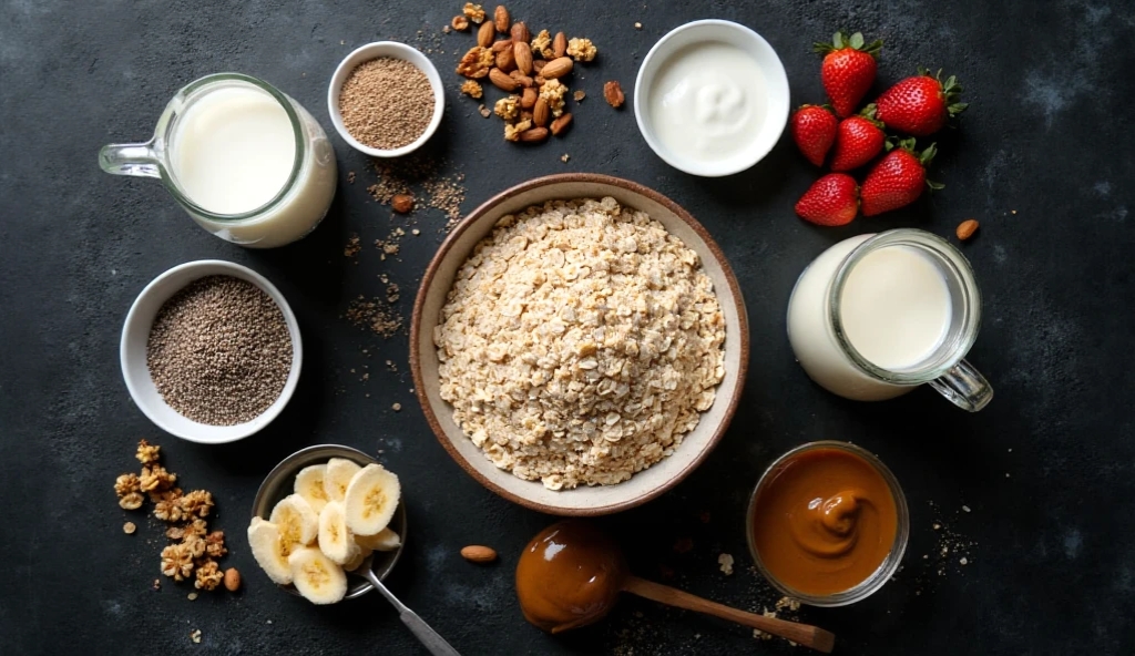 Overnight Oats Ingredients Overnight Oats Ingredients