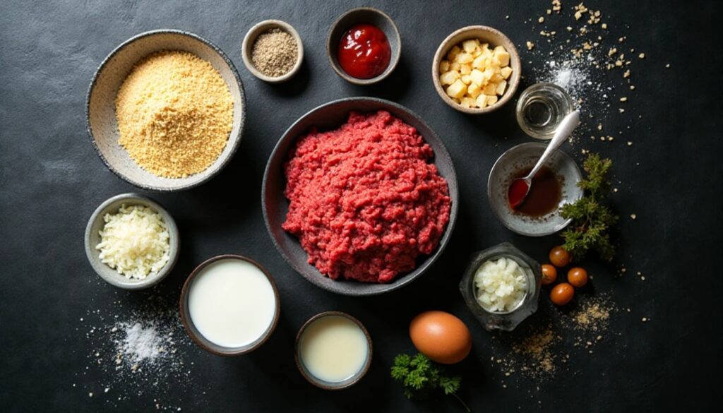Traditional Meatloaf Ingredients Traditional Meatloaf Ingredients
