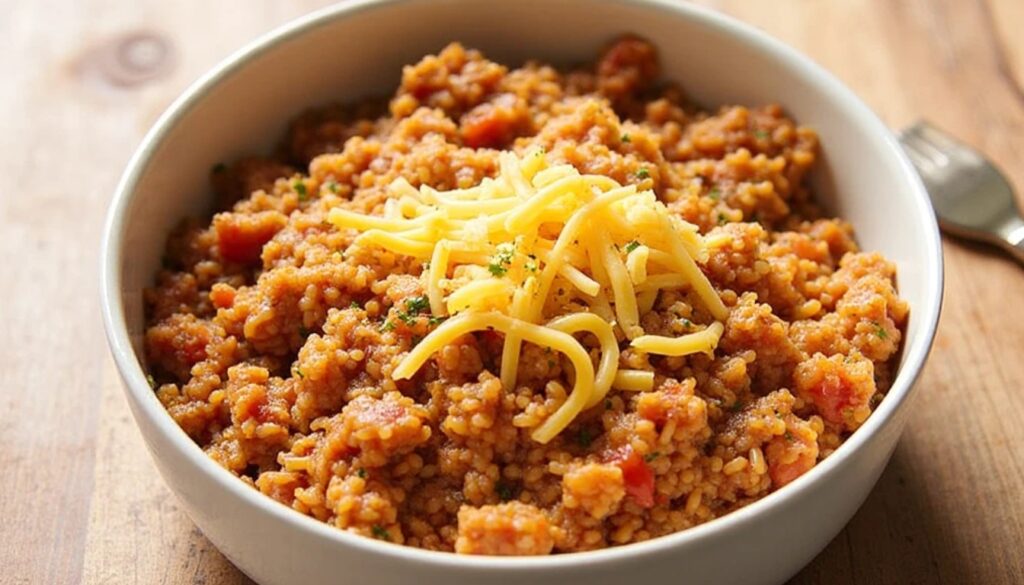 ground beef and rice recipe